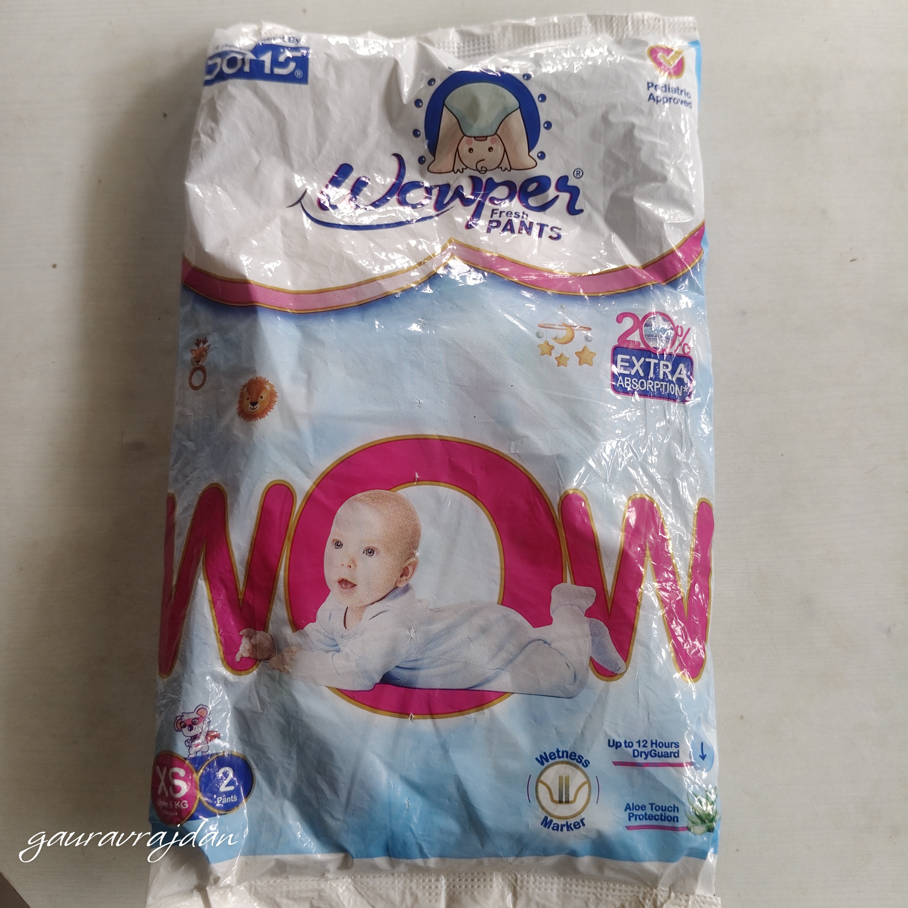 DOMS WOWPER DIAPER XS2 PACK OF 10