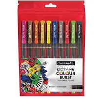 Octane Multicolour Gel pen Pack of 3