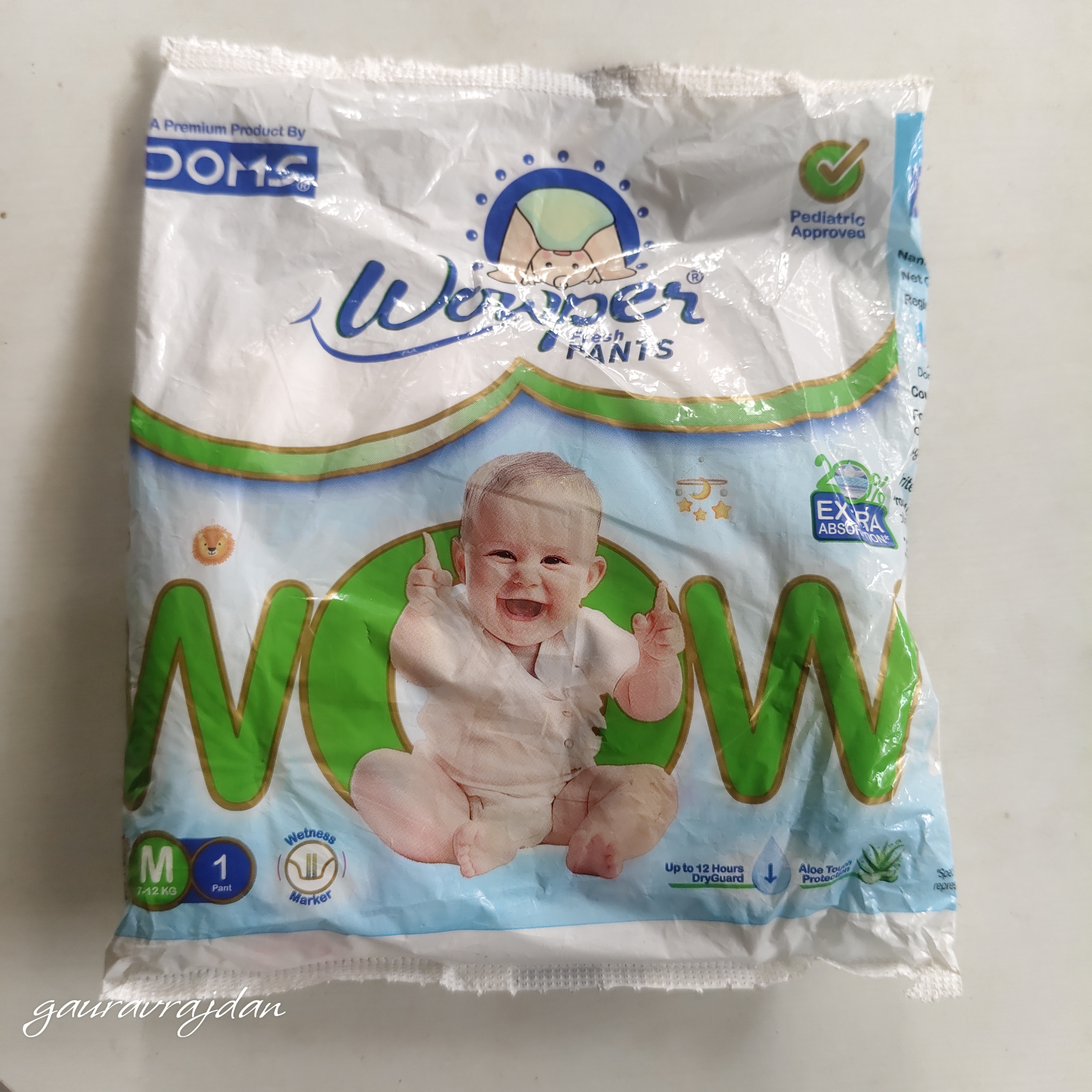 DOMS WOWPER DIAPER M1 PACK OF 50