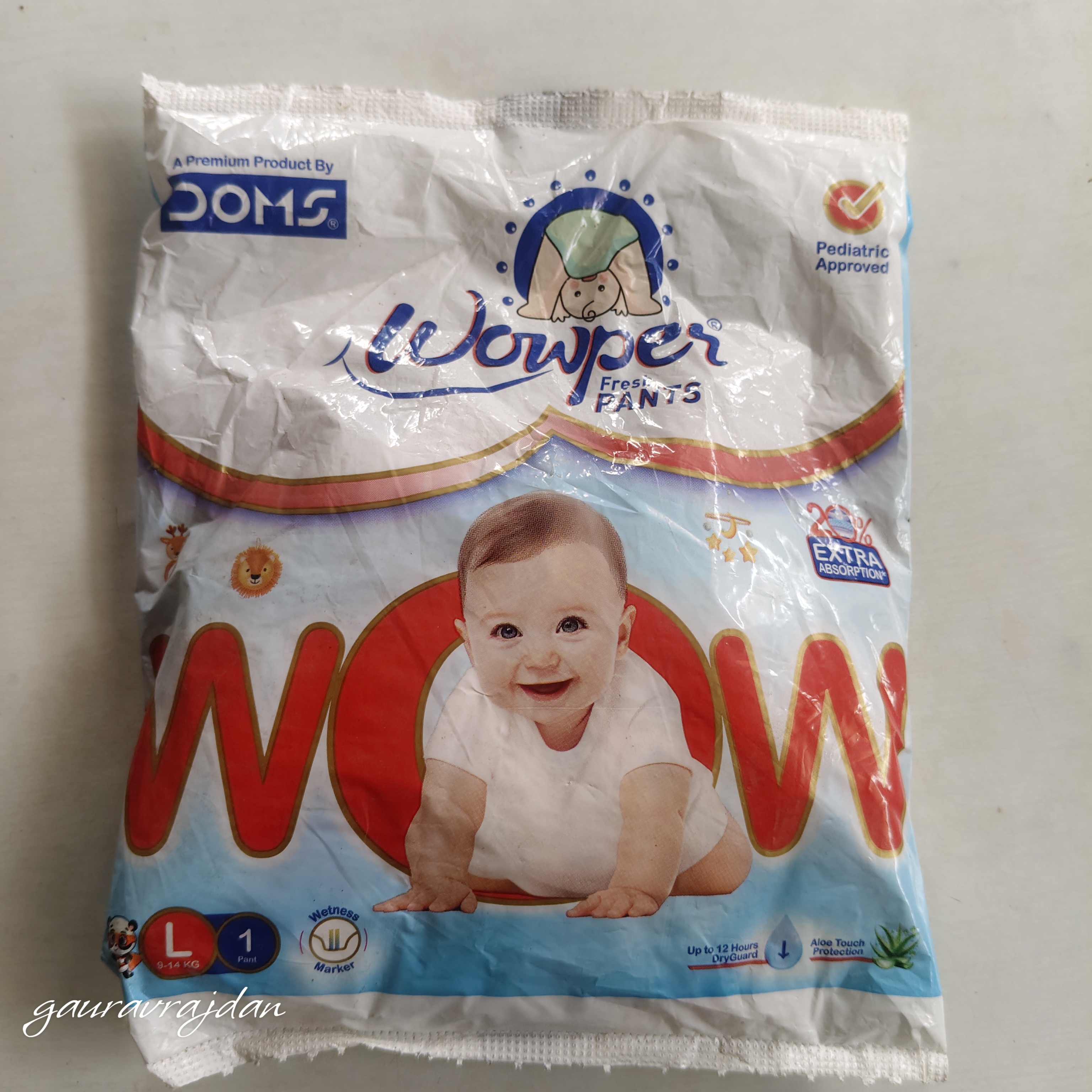 DOMS WOWPER DIAPER L1 PACK OF 50